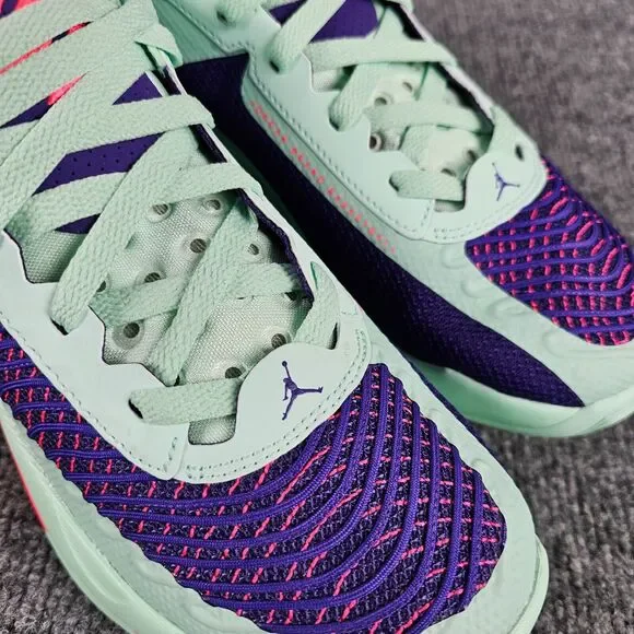Nike Air Jordan Luka Doncic 1 Easter Mint Foam Purple Teal DQ6513-305 Boy's - Picture 2 of 15